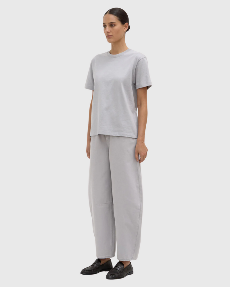 Organic Base Tee Light Grey
