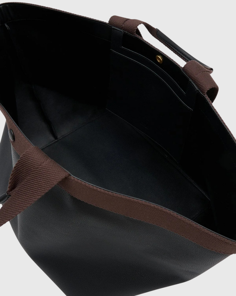 Soki Tote Black/Chocolate