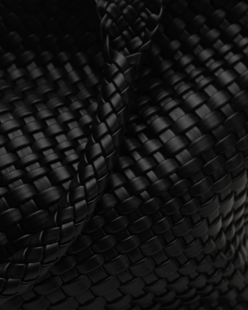Woven Tote Black