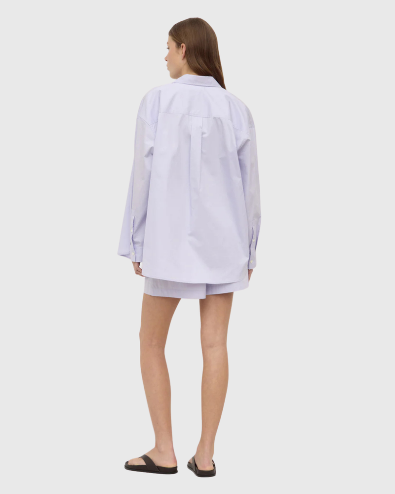 Marigold Poplin Shirt Lilac