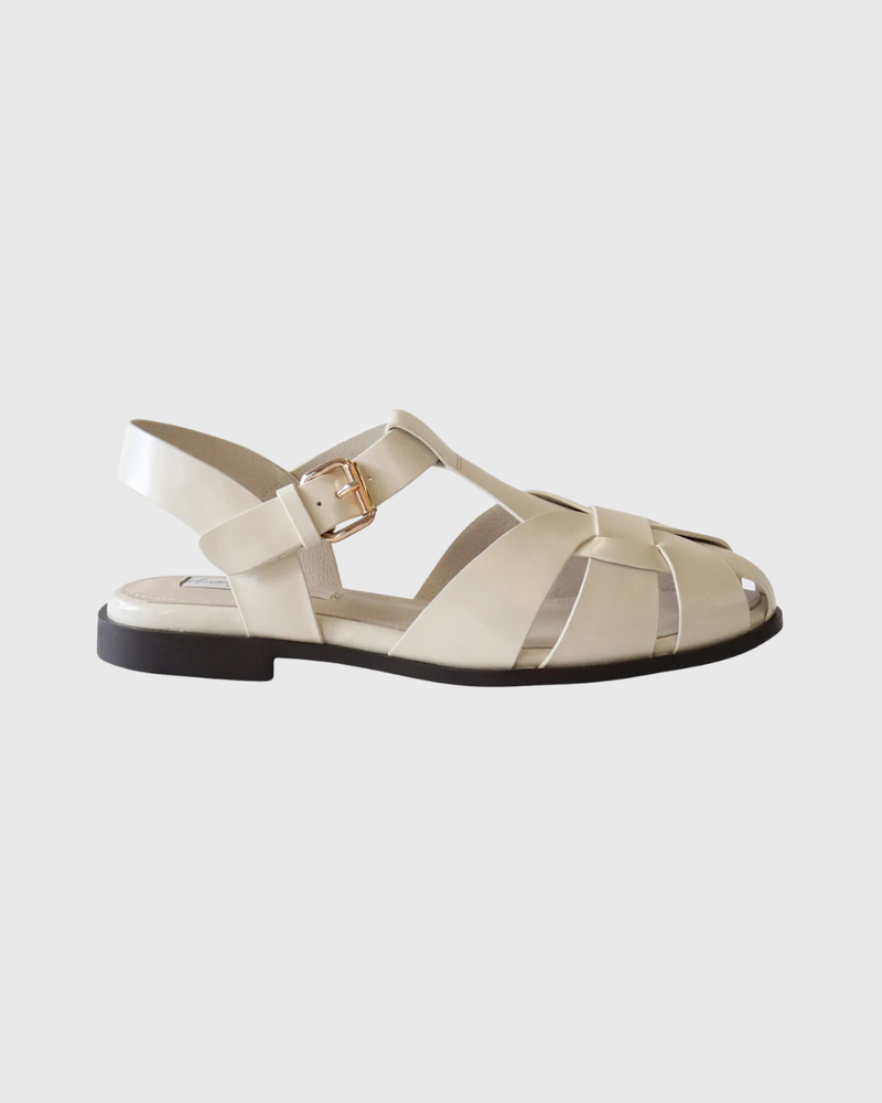 Lauren Sandal Stone Calf
