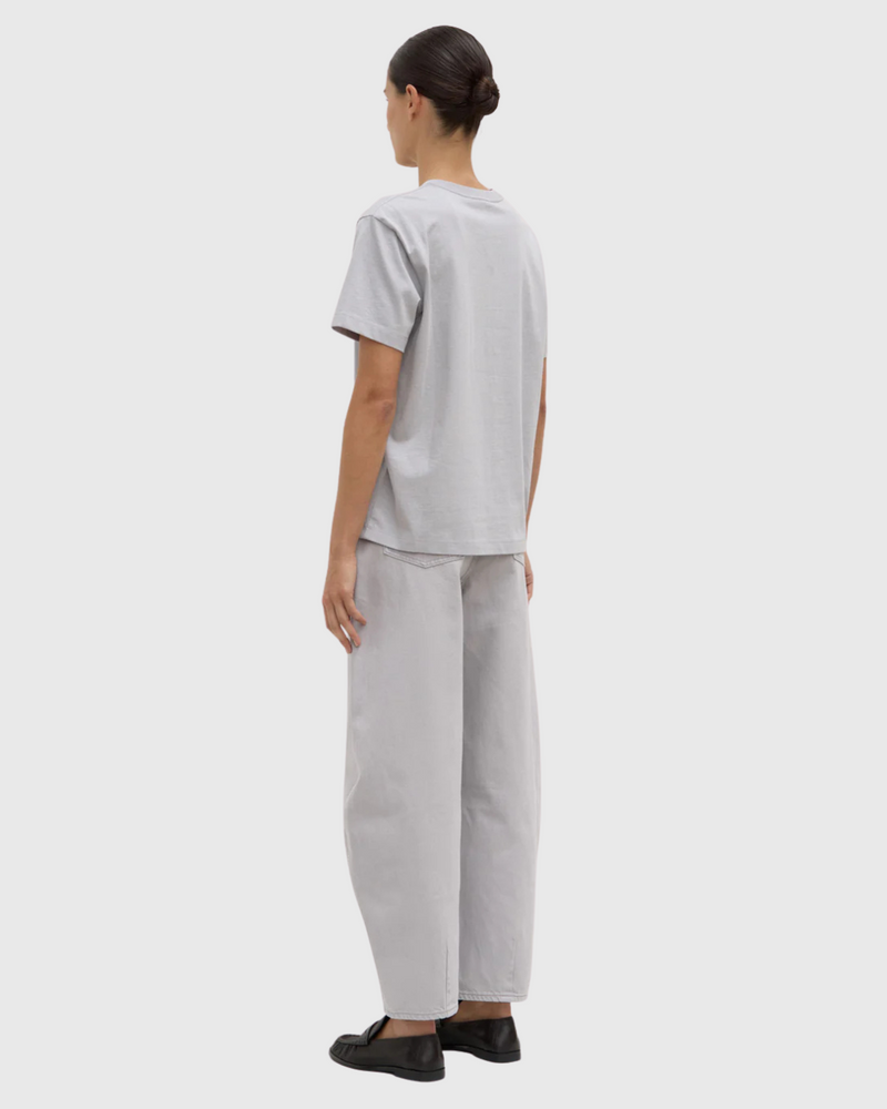 Organic Base Tee Light Grey