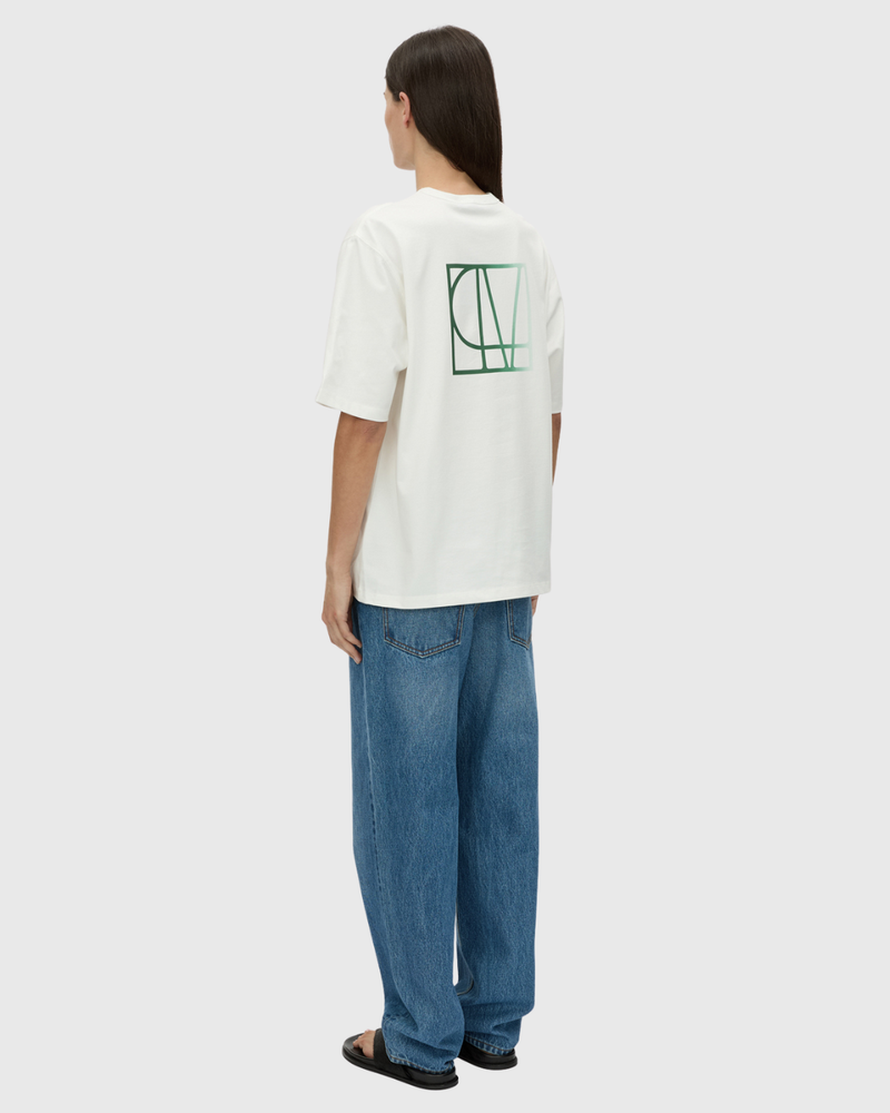 Eliasson Monogram Tee Soft White/Slate