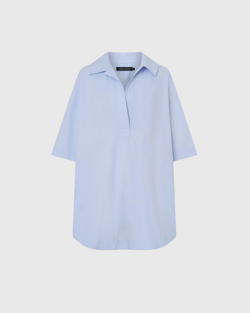 Cumulus Shirt Dress Light Blue