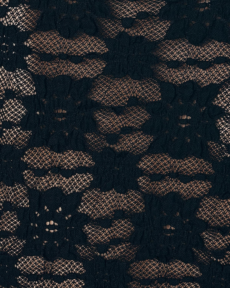 Galo Sunflower Lace Tee Noir