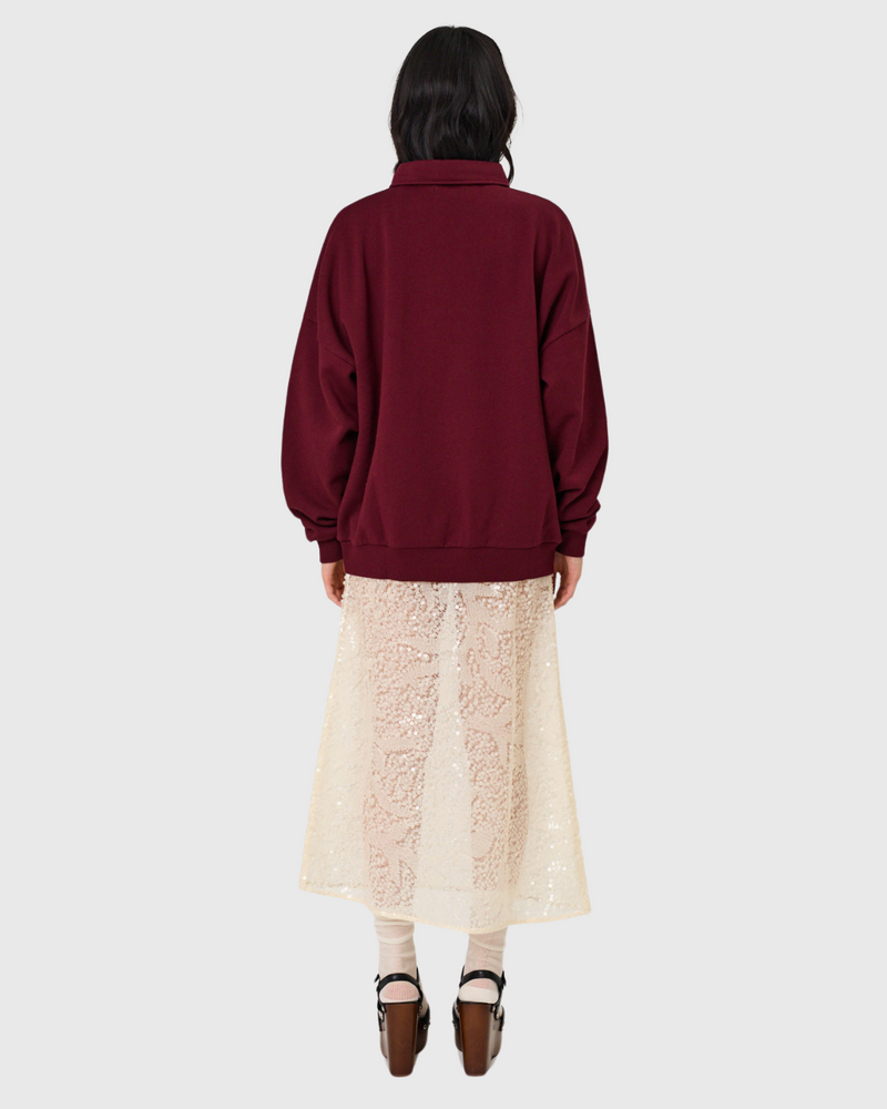 Leo Jumper Merlot
