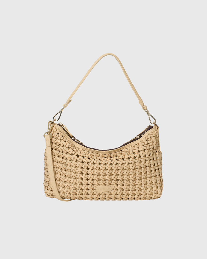 Claudia Crossbody Raffia Braid