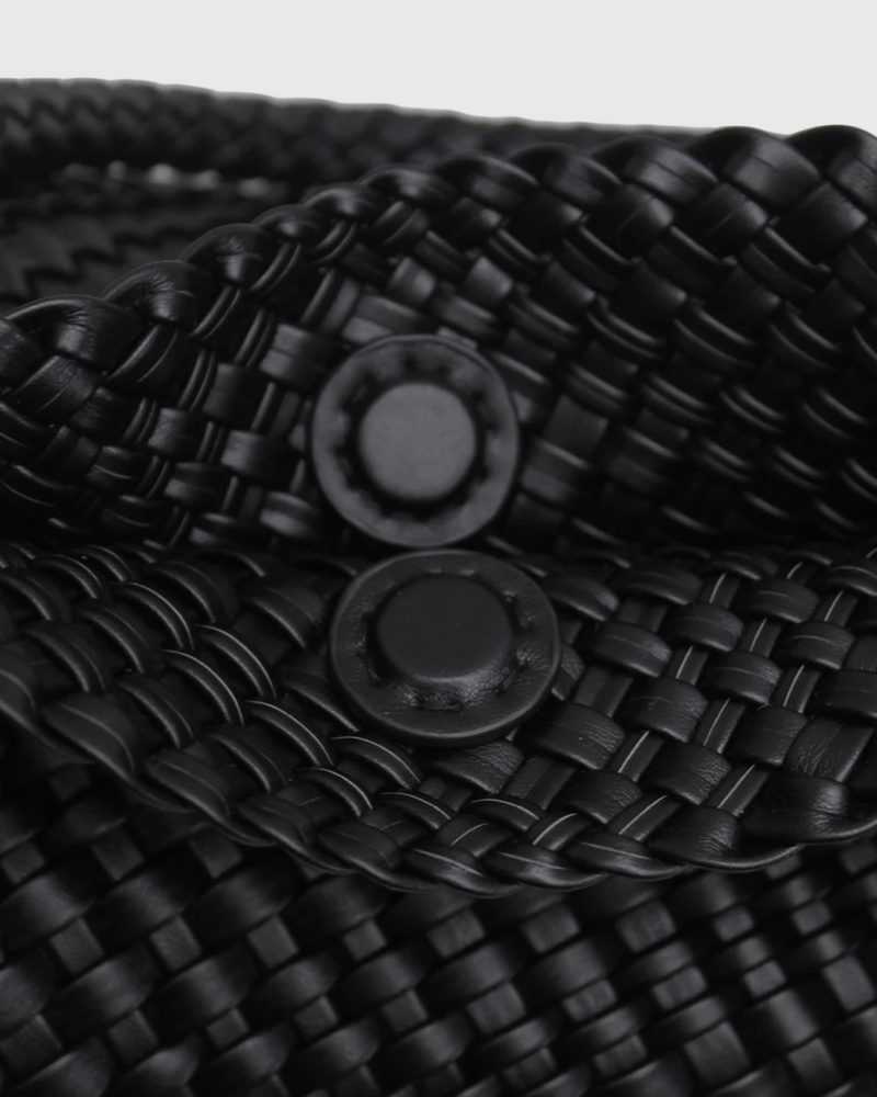 Woven Tote Black