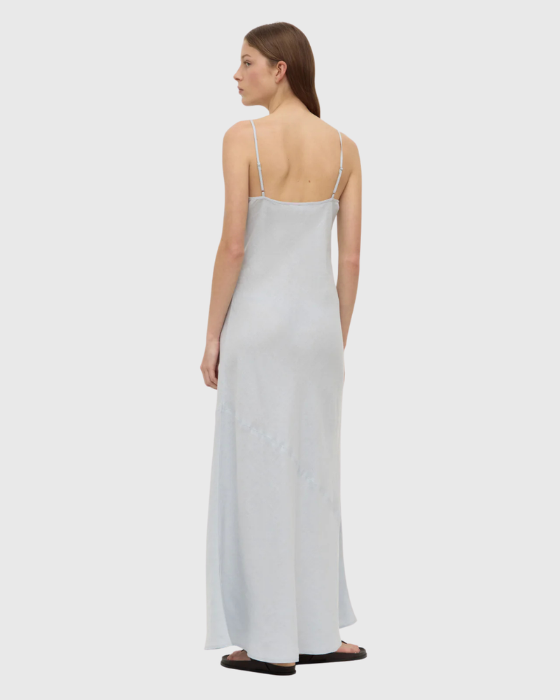 Colette Linen Slip Dress Cloud