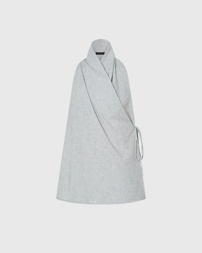 Alta Wrap Top Light Blue Marle