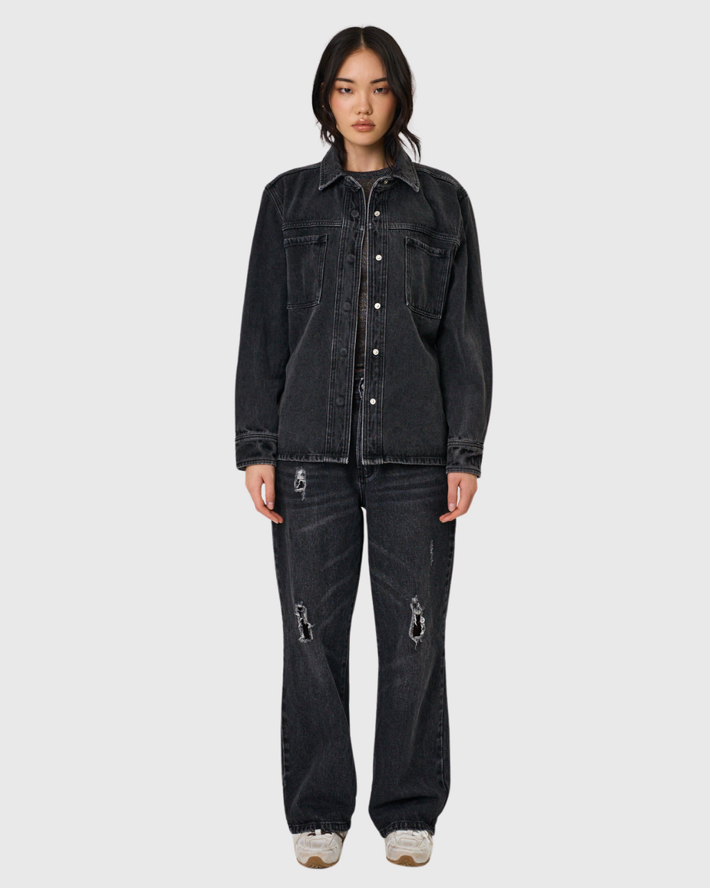 Effie Shirt Washed Black