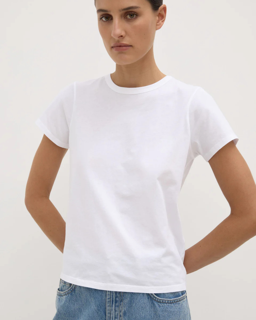 Indi SS Tee White
