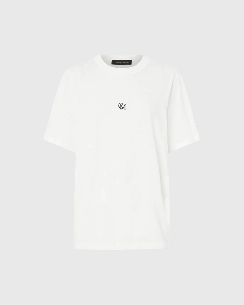 Lyra Logo Tee Soft White