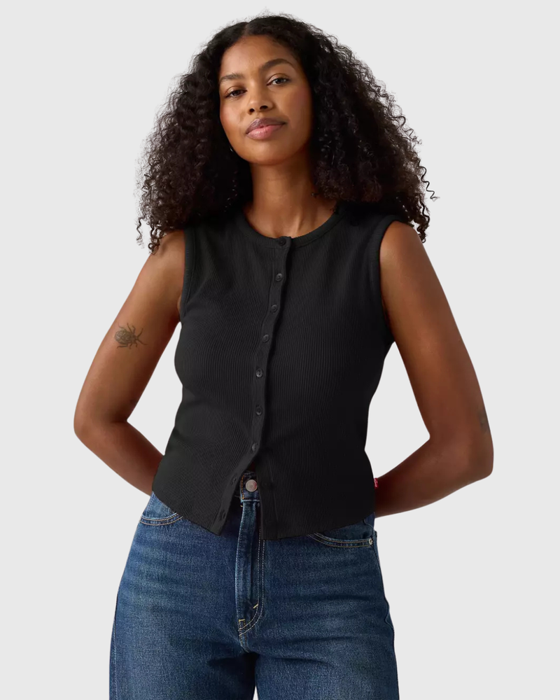 Rory Button Up Anthracite Night