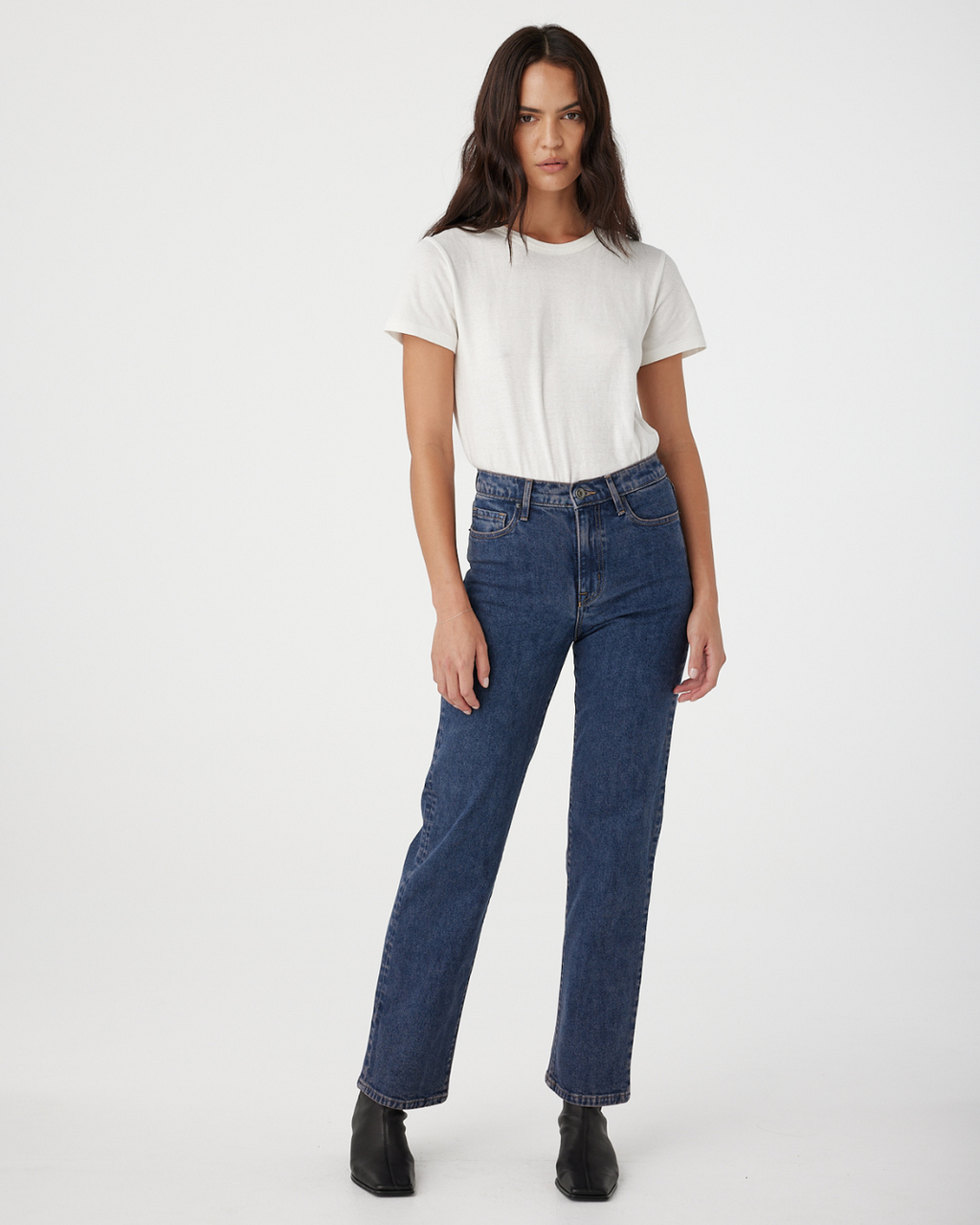 Zoe High Straight Jean Harbour