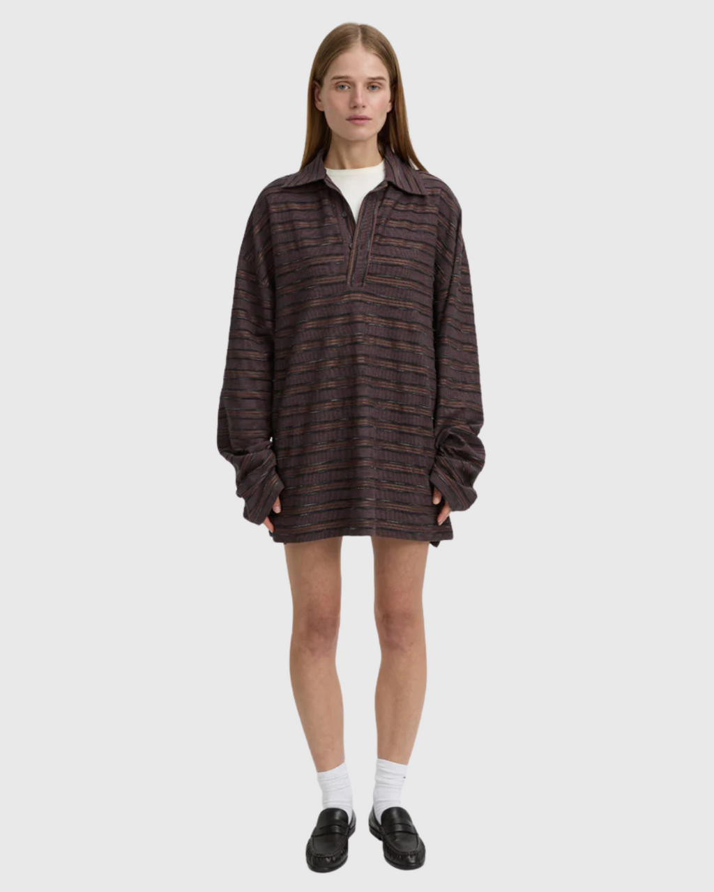 Wynn Polo Top Burgundy