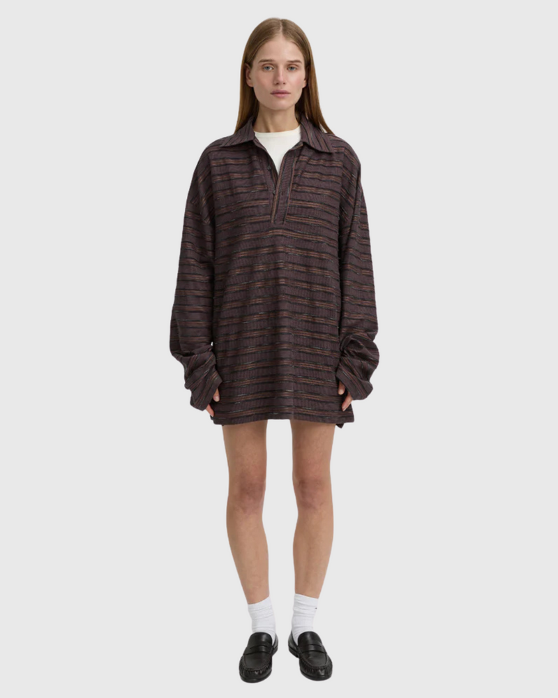 Wynn Polo Top Burgundy