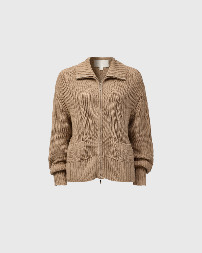 Babylon Cardi Camel