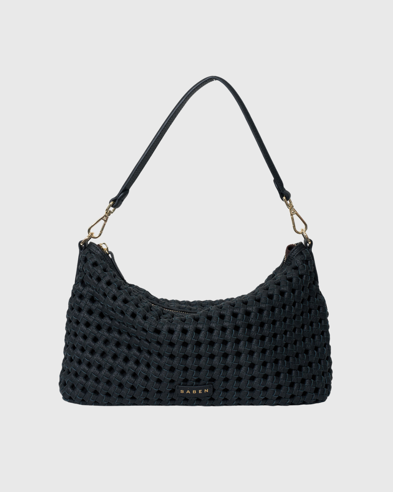 Claudia Crossbody Black Braid