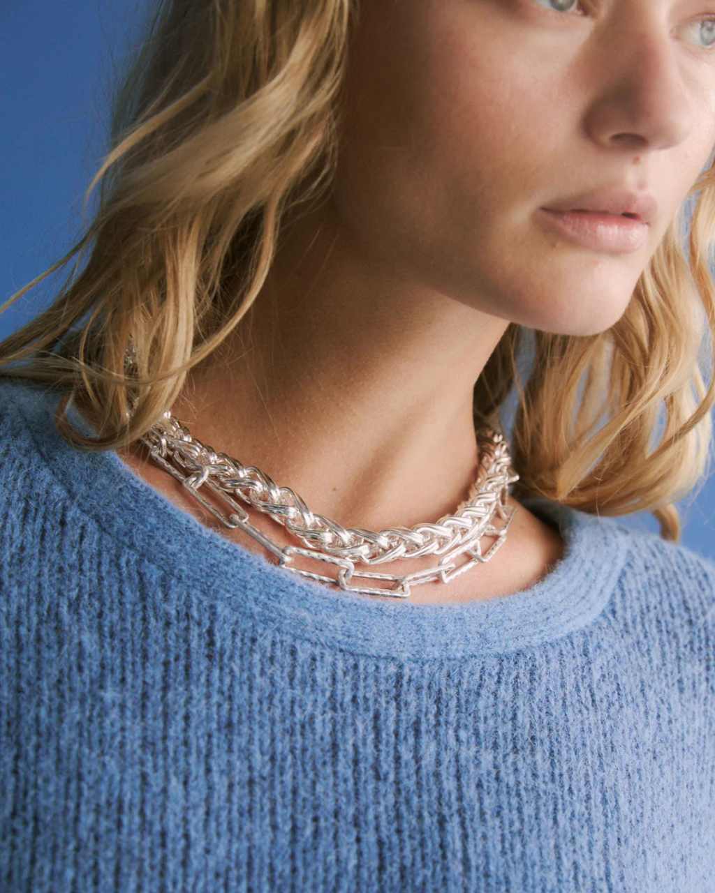 Ringva Necklace Silver