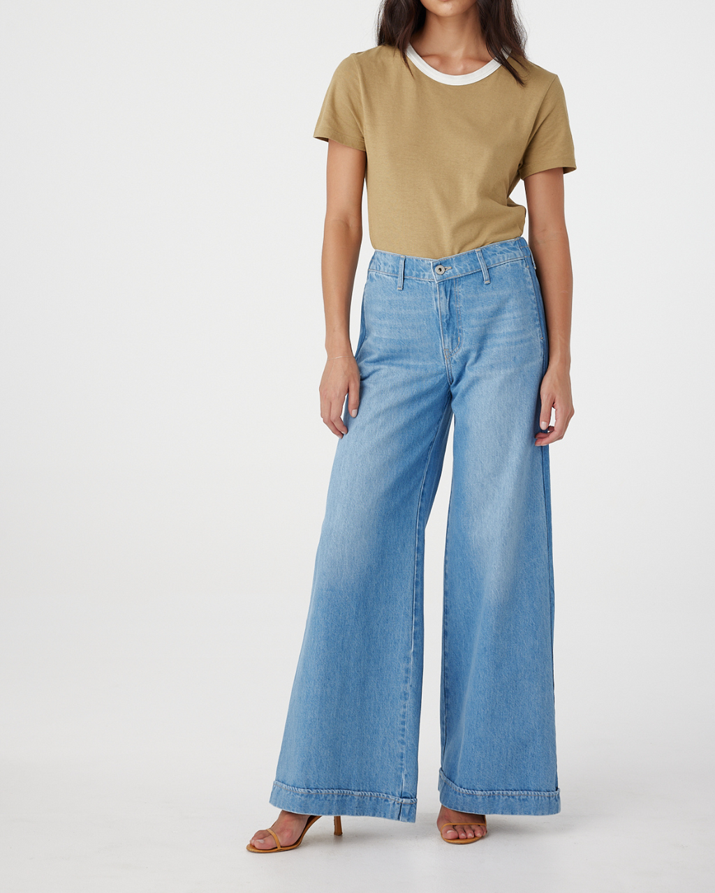 Lotus Mid Wide Pant Bluejay