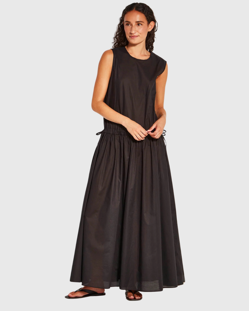 Romi Dress (Resort Cotton) Black