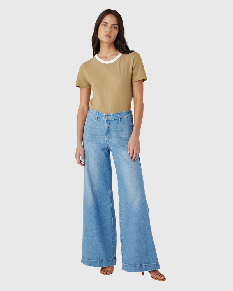 Lotus Mid Wide Pant Bluejay