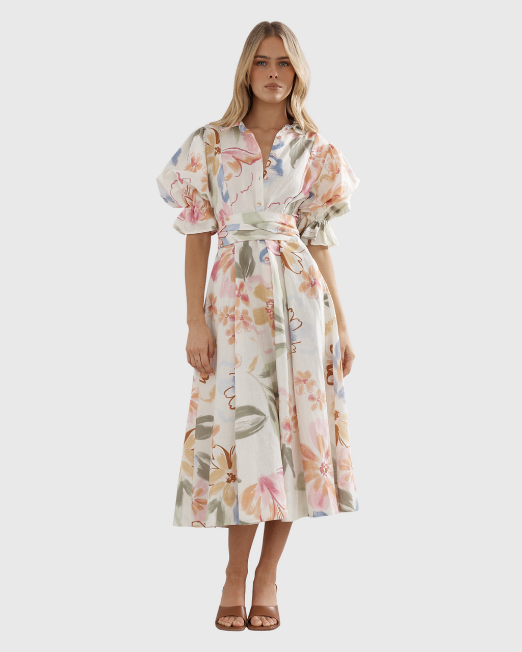 Bloom Dress Tea Party - Floral Linen