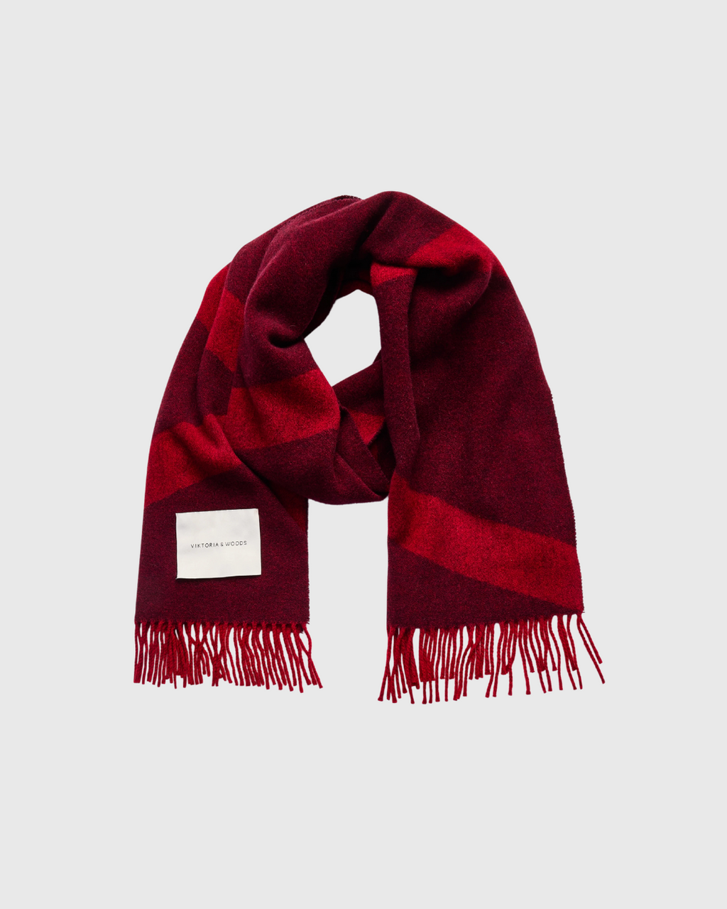 Snowdrift Scarf Sangria