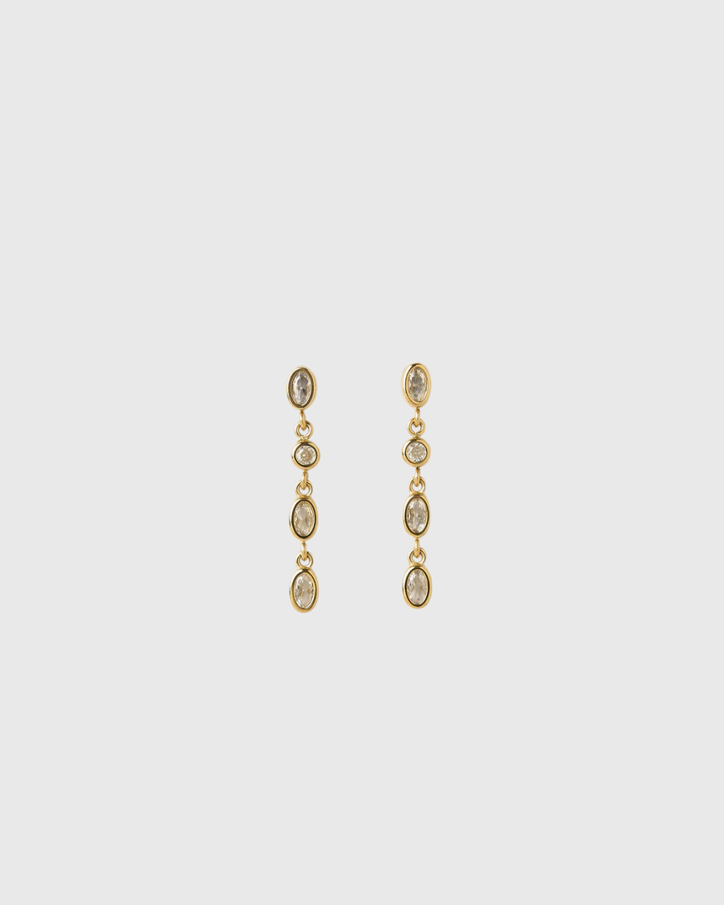 Isadora Stone Earrings Gold