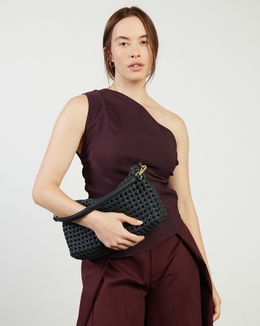 Claudia Crossbody Black Braid