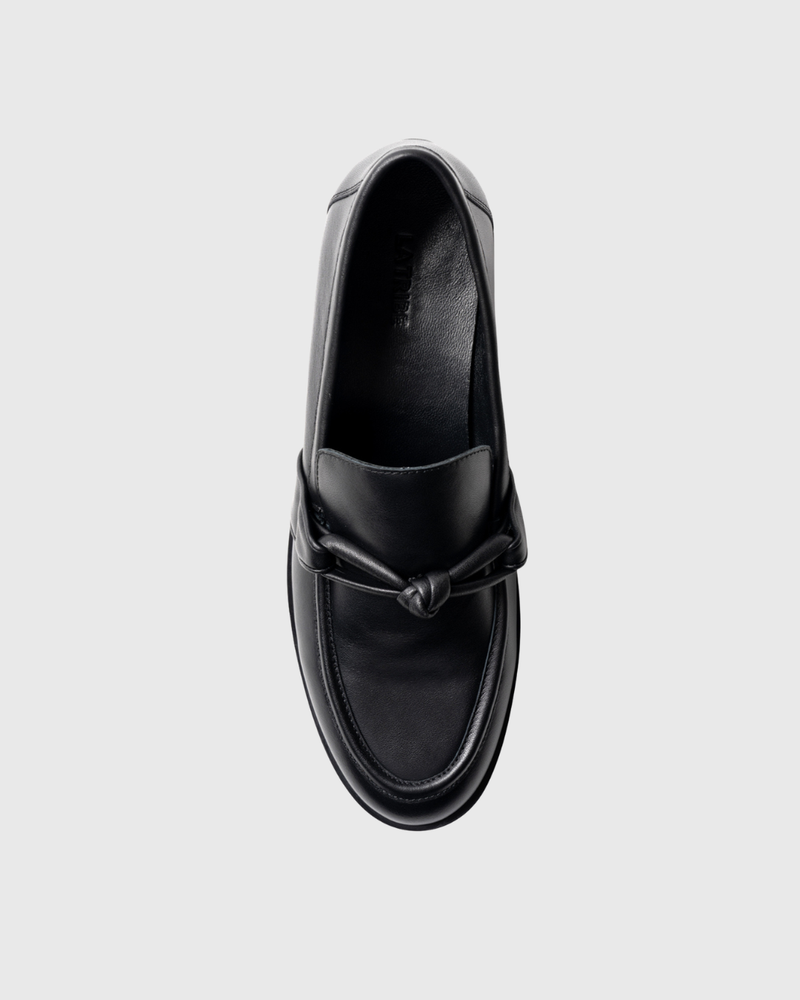 Emily Knot Loafer Black – BAZAAR BOUTIQUE