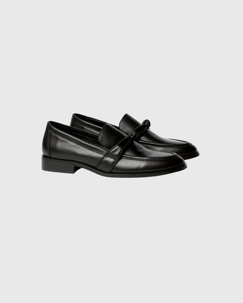 Emily Knot Loafer Black – BAZAAR BOUTIQUE