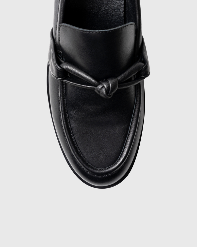 Emily Knot Loafer Black – BAZAAR BOUTIQUE