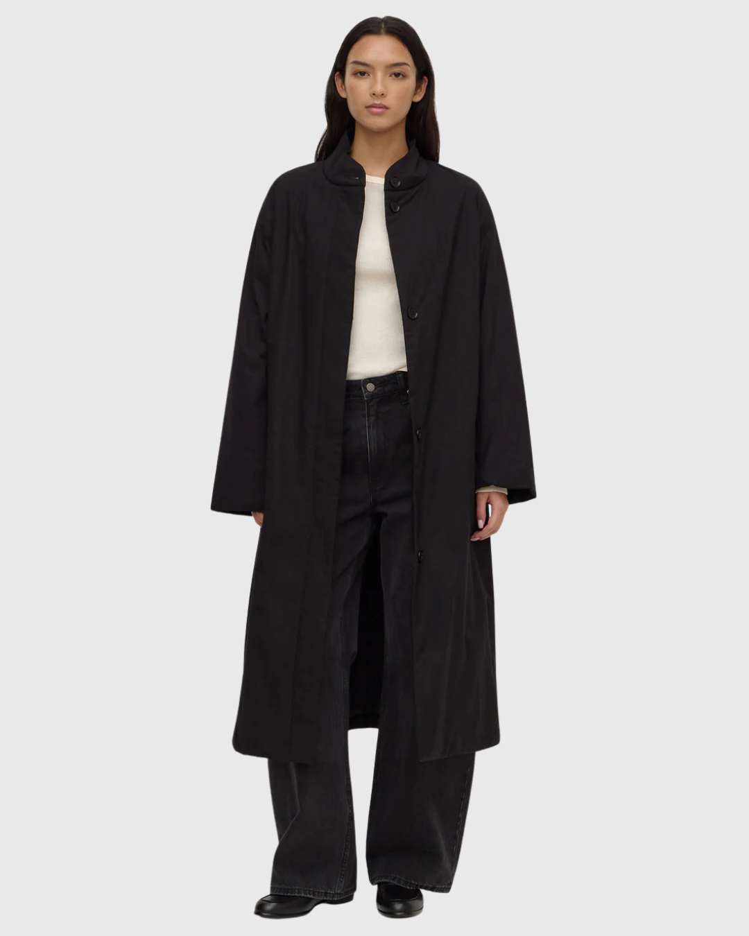 Zoie Padded Coat Washed Black – BAZAAR BOUTIQUE
